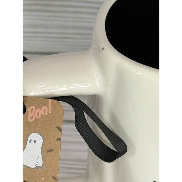 Rae Dunn Halloween Ghost Spider BOO SPOOKY SEASON Coffee Chocolate Mug NEW 2025 - Picture 4 of 16